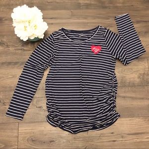 Motherhood maternity long sleeve shirt